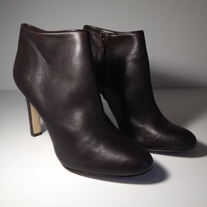 Antonio Melani Brown Leather Ankle Boots